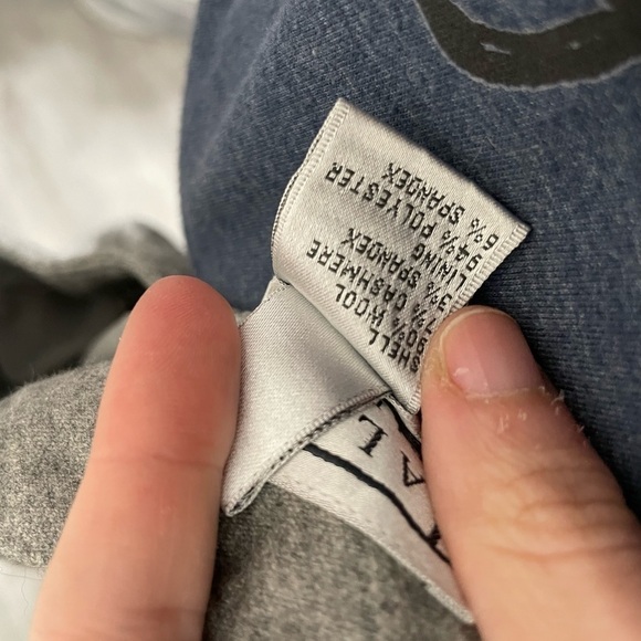 Talbots Gray Wool Cashmere Lined Dress Pants 4 - Picture 4 of 7